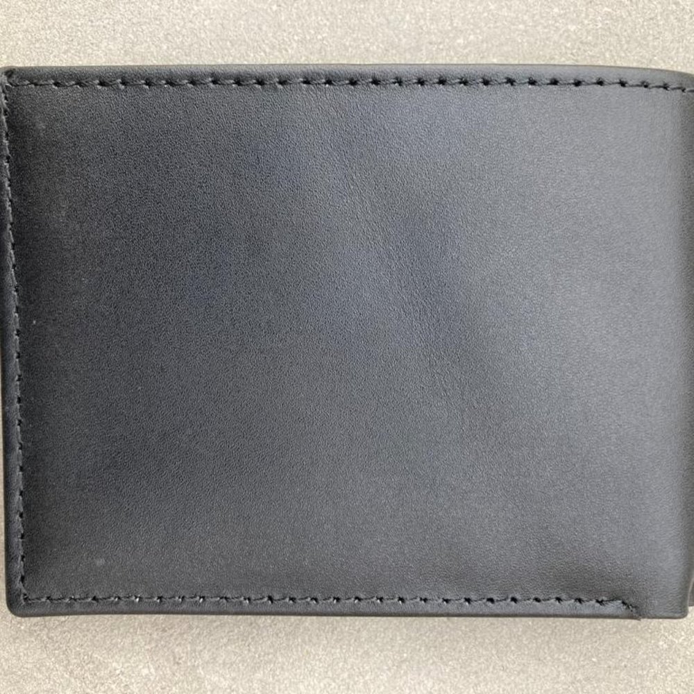Handmade Leather Wallet Black Men Card Holder Bifold Purse Multi Card Holder - Picture 5 of 11